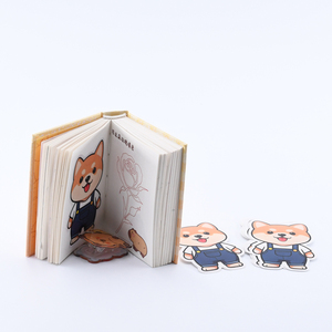 Tem nhãn dán hoạt hình trẻ em in tùy chỉnh, bền, thân thiện với môi trường, cắt theo khuôn, chống thấm nước, chất liệu vinyl tự dính, có logo - Product Image 1