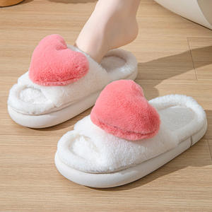 2026 nouveau KJ femmes INS à la mode intérieur extérieur maison pantoufles PVC doublure chaussures de maternité <span class=keywords><strong>EVA</strong></span> antidérapant fourrure pour printemps automne - Product Image 1