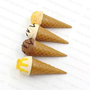 Accessoires d'affichage <span class=keywords><strong>de</strong></span> décor sur le thème <span class=keywords><strong>de</strong></span> l'été modèle <span class=keywords><strong>de</strong></span> cône <span class=keywords><strong>de</strong></span> crème glacée réaliste ne faisant jamais fondre la crème glacée artificielle maquette <span class=keywords><strong>de</strong></span> <span class=keywords><strong>jouet</strong></span> <span class=keywords><strong>de</strong></span> blagues pratiques - Product Image 3