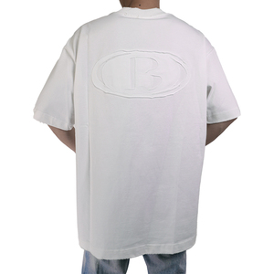 Logotipo personalizado Oem & Odm 100% algodón 320 gramos camisetas para hombres bordado a mano con apliques de gran tamaño bordado desgastado camisetas para hombres - Product Image 3