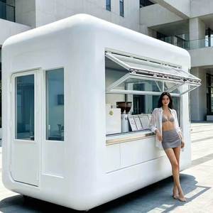 Chariots alimentaires spécialisés très demandés, mobiles et faciles à conduire, personnalisables avec machine à crêpes et évier de lavage des mains. - Product Image 1