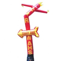 Gonflable pour hommes, Promotion personnalisée, flèche de ciel gonflable à une jambe, vente en gros