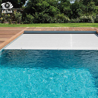 Sistema de Cubierta Automática para Piscina Water Crown con Bomba y Calentador Integrados, Seguro, Duradero, Protección Completa para la Piscina SGSY01 Guangdong