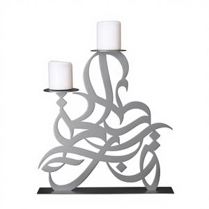 Ramadan Kareem & Eid Mubarak Décoration de maison musulmane, décor de table en MDF réutilisable et personnalisable, fournitures pour les fêtes islamiques - Product Image 1