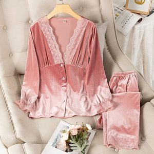 Robe de nuit confortable pour femme avec dentelle et ruban – Idéale pour la maison et le repos – <span class=keywords><strong>Sexy</strong></span> - Product Image 3