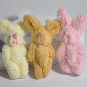 Hot Selling 4.5CM Small Plush Joint Bunny Mini <strong>Rabbit</strong> Plush <strong>Toy</strong> Small <strong>Rabbit</strong> Stuffed <strong>Toy</strong> Keychain - Product Image 6