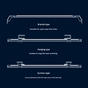 Lampe LED pour aquarium Sen Sen, éclairage pour plantes aquatiques et aquariums avec support fixe - Vente en gros - Product Image 4