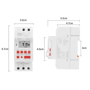 Temporizador Digital Programable de 7 Días TM919B-2 Sinotimer Mini de Alta Calidad, 30A 200-250VAC, Relé de Control de Tiempo, CE RoHS - Product Image 2