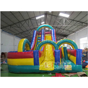 Thổi lên trẻ em Người lớn nhà bị trả lại không khí trượt Inflatable khóa học trở ngại thương mại Nhà bị trả lại các khóa học trở ngại - Product Image 6