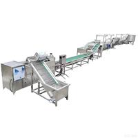 Commerciële fabriek op maat gemaakte automatische productielijn voor aardappelchips, fruit- en groentechips, met mixer, capaciteit 500-1000 KG/H, merk ANXU