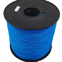 100% UHMWPE cordon tressé 0.8mm corde creuse pour hamac, cerf-volant, pêche, escalade, camping, sufing