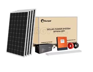Système solaire hors réseau monocristallin 5 kW le plus vendu avec contrôleur MPPT et batterie lithium-ion pour usage domestique SN - Product Image 2