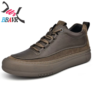 Nouvelles baskets à lacets pour hommes 2025, légères, antidérapantes, respirantes, chaussures de marche décontractées, plateforme, design italien - Product Image 1