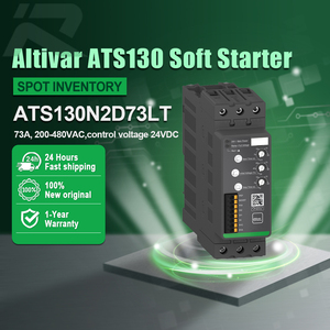 ซอฟต์สตาร์ทเตอร์ Altivar ATS130 ของแท้ใหม่ ATS130N2D73LT ซอฟต์สตาร์ทเตอร์ 73A แรงดันควบคุม 200-480VAC แรงดันไฟฟ้ากระแสตรง 24VDC ATS130N2D73LT - Product Image 1