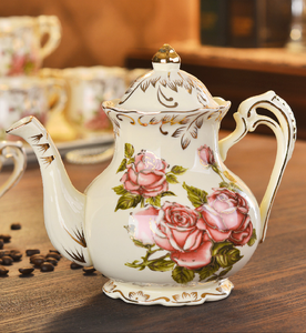Nuevo Producto: Juego <span class=keywords><strong>de</strong></span> Tazas <span class=keywords><strong>de</strong></span> Té y Café <span class=keywords><strong>de</strong></span> Porcelana China con Diseño Clásico <span class=keywords><strong>de</strong></span> Rosas, con Tetera y Bandeja - Product Image 3