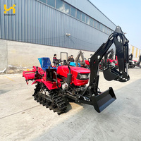 Traktor Mini Kompak Serbaguna untuk Pertanian Kecil, Rumah Kaca, Penanaman Sayuran, Mesin Tenaga, Pesanan Grosir