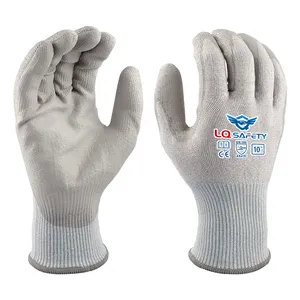 Guantes de seguridad para trabajo con revestimiento de PU 18G