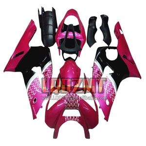 Cuerpo de inyección para <span class=keywords><strong>KAWASAKI</strong></span> NINJA ZX 6R 636 6 R ZX636 <span class=keywords><strong>ZX6R</strong></span> 03 04 39LQ.<span class=keywords><strong>95</strong></span> ZX600 2017 Rosa negro 600CC ZX-6R 2003 2004 Carenado - Product Image 1
