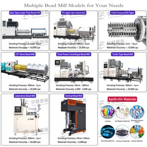 Prezzo di fabbrica orizzontale Nano mulino di perline di inchiostro bagnato macinazione mulino rivestimento di vernice miscelatore smerigliatrice tipo Pin mulino sabbia - Product Image 6
