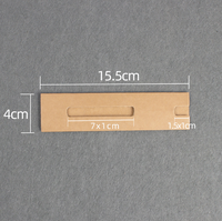 Boîte en carton personnalisée avec forme creuse, boîte à stylos, coffret cadeau