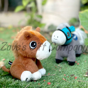 Zaves 미니 포니 키체인, 어린이와 십대를 위한 매우 귀여운 푹신한 생일 선물, 책가방에 걸 수 있는 핫세일 부드러운 인형 - Product Image 5