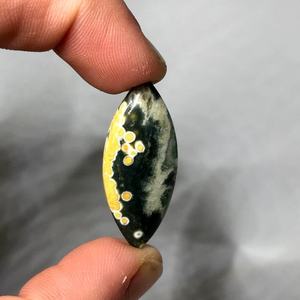 Venta al por mayor de jaspe natural del océano cabujón pulido a mano piedras preciosas sueltas forma de mezcla increíble para la fabricación de joyas lisas precio bajo por - Product Image 3