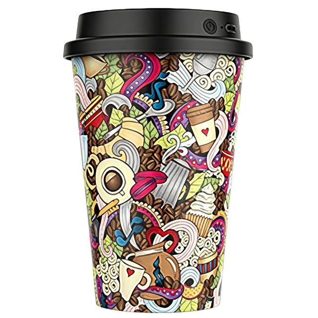 OEM/ODM Cup Shape Wireless Speaker Custom Logo Mini Coffee Cup Speaker Outdoor Stereo Bass Speaker