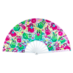 Éventail pliant personnalisé en bambou, motifs musicaux, <span class=keywords><strong>de</strong></span> dessins animés et floraux, pour le sport, la publicité et les cadeaux d'entreprise - Product Image 3