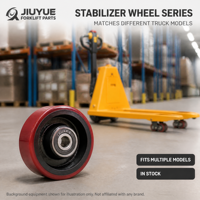 Roue à rouleaux en polyuréthane XILIN CDD15/20, taille 150*62/65-20