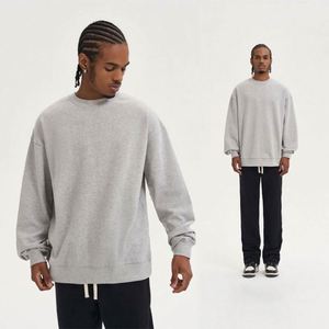 ผู้ผลิตเสื้อผ้าบุรุษ H5473 ขายส่งเสื้อสเวตเชิ้ตผ้าฝ้ายเฟรนช์เทอร์รี่ 100% หนัก 380 กรัม แบบกำหนดเองได้ - Product Image 2