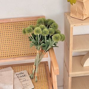 Artificial Dandelion Flower Arrangement 6-Head <b>Plastic</b> High Simulation Wedding Home Decor <b>Table</b> Bouquet Photo Prop - Product Image 3