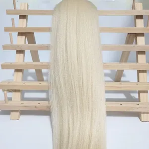 26" Easy Pre Stretched Braiding Hair Extensions 613 Blonde Jumbo <b>Braids</b> Synthetic Hair Bundles Yaki Straight Hair Crochet <b>Braid</b> - Product Image 5