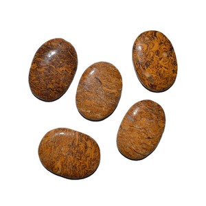 Top Selling <b>Crystal</b> Wholesale Bulk Natural Calligraphy Semi Precious Stone Polished Maryam Gemstone Fengsui Cabochon Palm Stone - Product Image 1