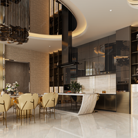 Service clé en main de design d'intérieur de luxe, designs 3D Max, solutions complètes pour l'intérieur de la maison, entreprise de meubles pour toute la maison