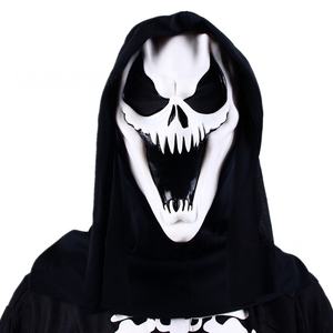 Maschere per Feste di Halloween Fantasma di Scream Divertente Tristo Mietitore Teschio Terrificante Maschera di Saw L'Enigmista e Alba dei Morti Viventi in Lattice - Product Image 2