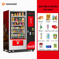 Distributeur automatique de boissons commercial avec ascenseur OEM/ODM personnalisé distributeur automatique d'aliments et de collations boissons réfrigérées en gros