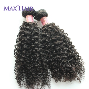 Rizado de la cutícula alinear virginal indio Pelo Rizado malayo del pelo humano de la Virgen que duran más de 2 años - Product Image 6
