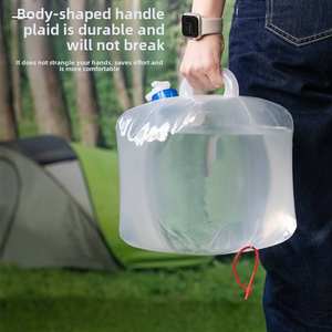 Bidon pliable en PE durable de 5L à 20L pour le stockage de liquides en extérieur, sac de transport <span class=keywords><strong>d</strong></span>'<span class=keywords><strong>eau</strong></span> pliable - Product Image 1