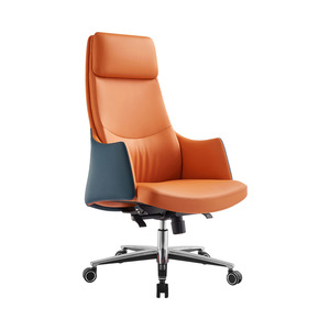 Modern Contemporary High Back Executive <strong>Leather</strong> Ergonomic Office <strong>Chair</strong> with <strong>Swivel</strong> Revolving Function for Home Office School Use - Product Image 1