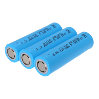 بطارية حزمة الخ العميق دورة أسطواني 18650 3.7V 2200mah 20Ah ليثيوم الخليوي بطارية ليثيوم أيون