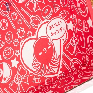 New Red Decorative Hot Sale <b>Large</b> Folding <b>Packing</b> Japanese Candy <b>Box</b> - Product Image 3