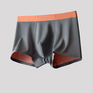 Boxers pour hommes en modal 100s, sans couture, tailles <span class=keywords><strong>L</strong></span>-4XL, entrejambe en soie, sous-vêtements premium en une seule pièce - Product Image 6