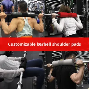 Coussin de squat pour haltères TOPKO, robuste, en mousse NBR EVA durable, protection des épaules et des hanches pour la musculation - Product Image 2