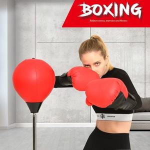 Saco de Boxeo con Soporte, Altura Ajustable, para Adolescentes y Adultos, Entrenamiento de Coordinación Mano-Ojo, Alivio del Estrés - Product Image 2