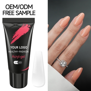 30g 60g HEMA&TPO Free Acrylic Gel Strong Shaping Long <b>Nail</b> <b>Extension</b> Gel OEM ODM Custom Manufacture Brand Packaging Service - Product Image 1