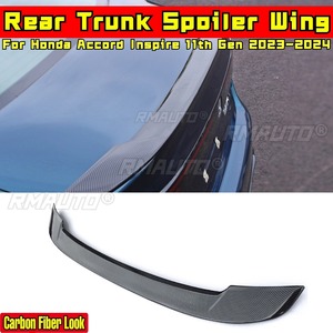 Aileron arrière de style carbone pour Honda Accord Inspire 11e génération 2023-2024, kit carrosserie, accessoires auto - Product Image 1