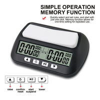 Horloge de compte à rebours numérique pour jeux de société de nuit en famille et outil de gestion du temps d'échecs