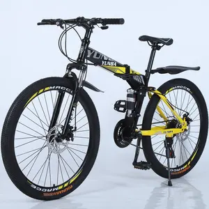 Fabrieksprijs 26 Inch 21 Speed Dual Suspension Cyclus Voor Man Fietsen Montane Mtb Bicicleta Vouwfiets Opvouwbare Mountainbike