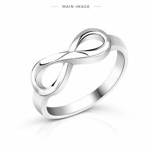 Anello Creativo a Forma di Otto, Anello Minimalista alla Moda - Product Image 1