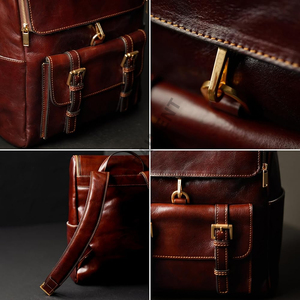 กระเป๋าเป้สะพายหลังหนังแท้จากบังคลาเทศกระเป๋าธุรกิจกระเป๋านักเรียนแฟชั่น - Product Image 6